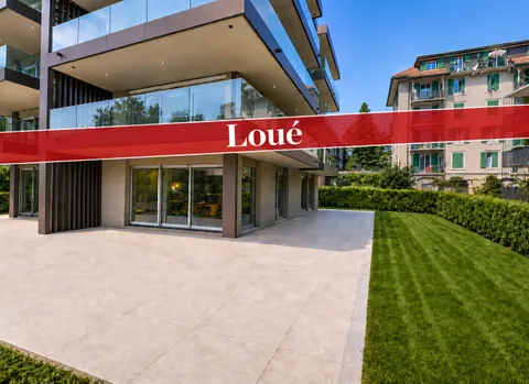 Appartement de luxe et jardin au centre de Pully
