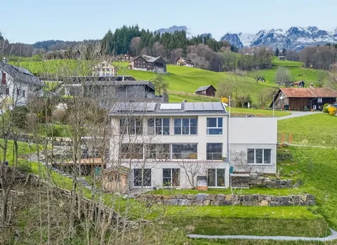 Unscheinbares elegantes Einfamilienhaus mit Panoramablick in Gams