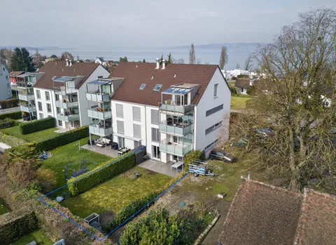 Moderne 3.5 Zimmer Gartenwohnung an sonniger Lage und Seenähe
