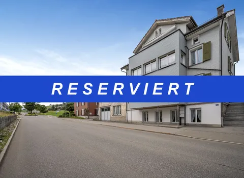 RESERVIERT – Gemütliches Wohn-Haus mit Alpsteinsicht, angrenzend an Wiese