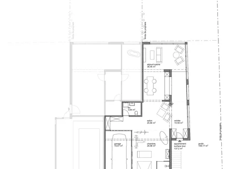 Grand loft avec jardin, vue sur le lac de Neuchâtel et grand espace