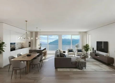 Neuf et lumineux : rez de jardin avec vaste terrasse et vue ouverte