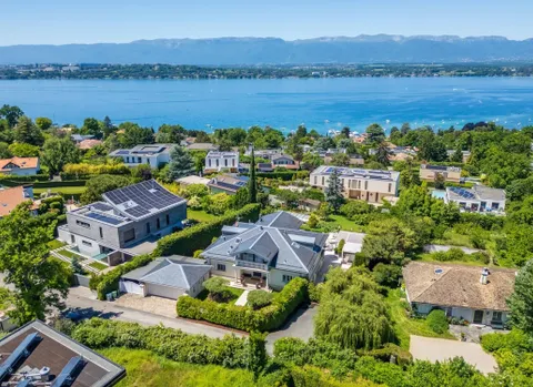 Villa d’exception avec vue lac, piscine et prestations haut de gamme à Cologny