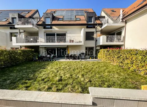 VENDU – Etoy – Appartement avec jardin