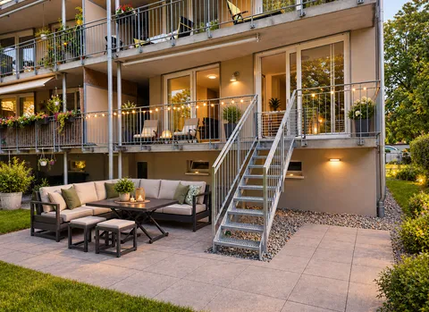 Grosse 2.5 Garten Wohnung in Riehen