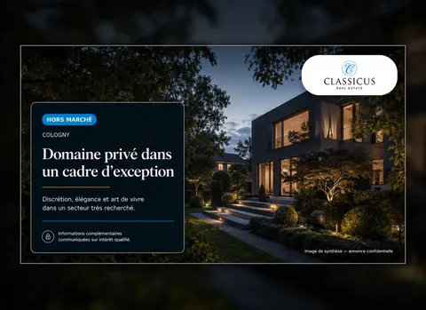 Hors marché — Domaine privé confidentiel à Cologny