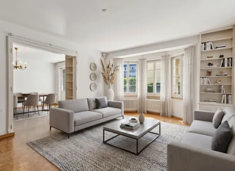 Fribourg – Maison de ville de 1932 avec jardin plein sud, à 500 m de la gare