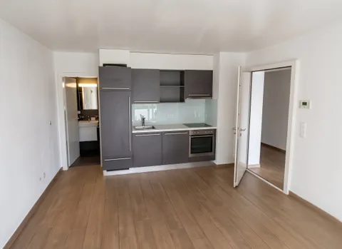 Studio moderne à Sion avec balcon, cave et place de parc