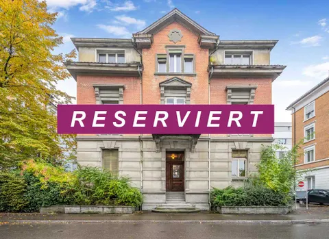 RESERVIERT – Grosszügige Jugendstil Villa im Herzen von Rorschach, Sanierungsobjekt