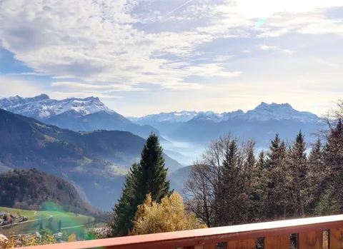 Véritable perle à Leysin avec vue imprenable sur les Alpes.
