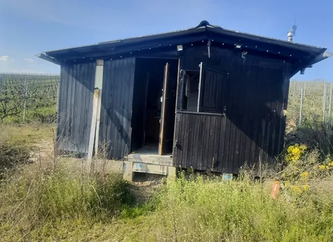Cabanon de jardin aménagé  avec terrain pour amoureux de la nature
