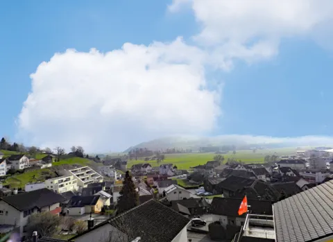 Gemütliche Wohnung mit Balkon und Aussicht
