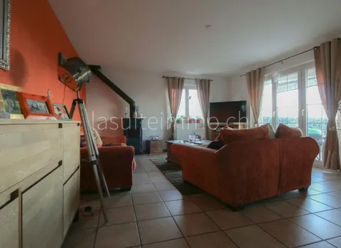 VENDU – Cottens – Appartement avec jardin