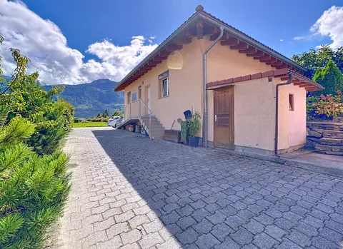 Un petit coin de paradis à Vétroz – Maison individuelle avec jardin méditerranéen