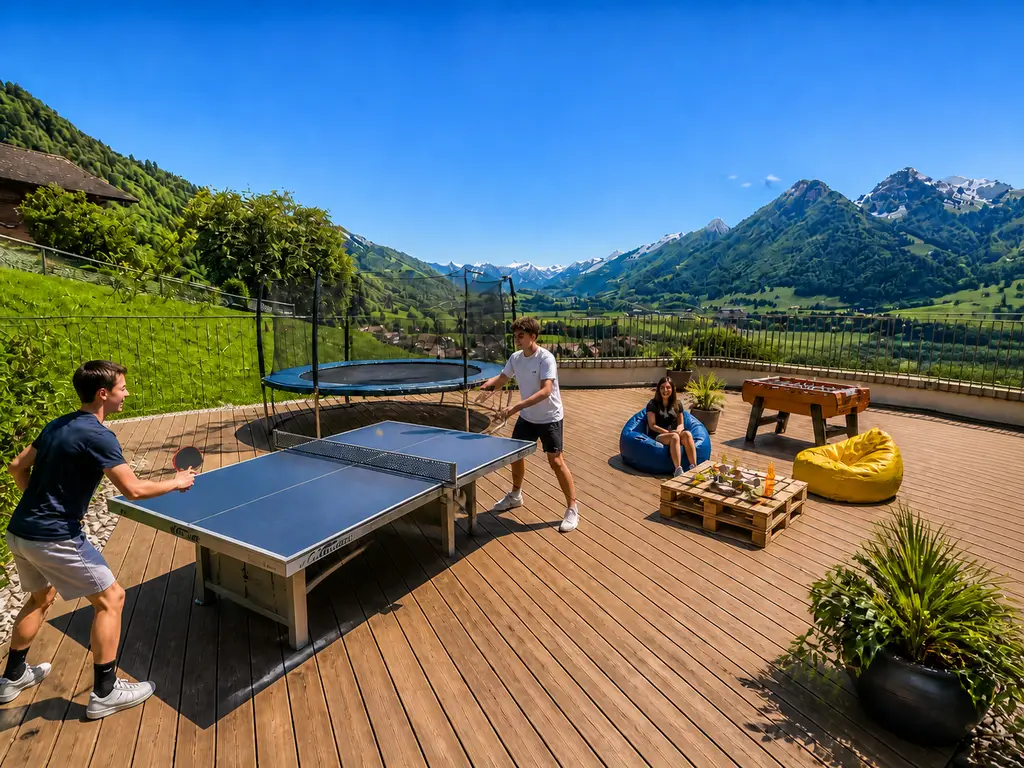 PROPRIÉTÉ D’EXCEPTION AVEC ESPACE WELLNESS PRIVATIF ET VUE PANORAMIQUE SUR LES PRÉALPES