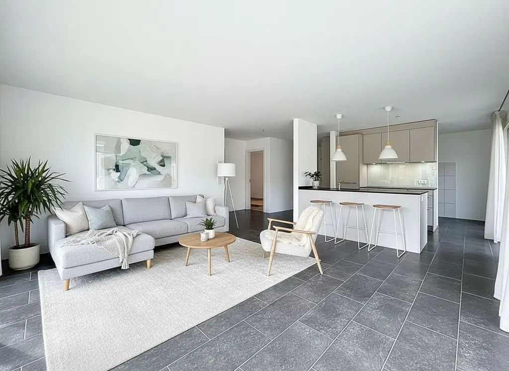 Appartement en rez-de-jardin avec grand jardin ensoleillé, un art de vivre rare