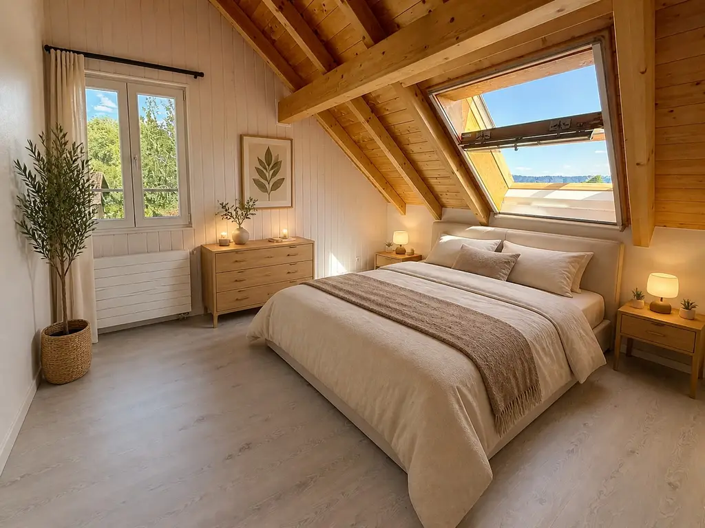 Magnifique appartement de 4,5 pièces avec entrée indépendante, jardin privatif et vue dégagée