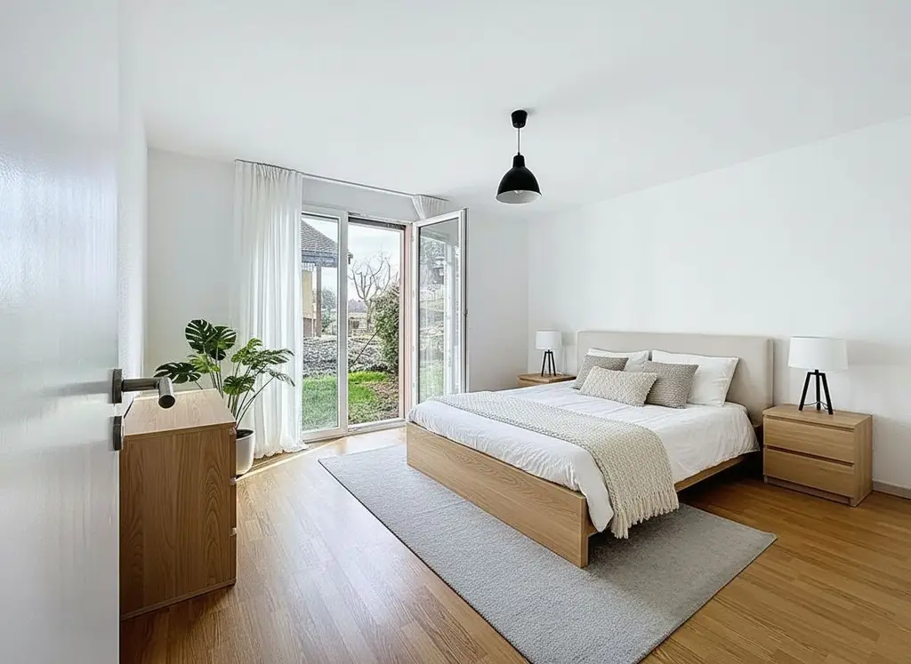 Appartement en rez-de-jardin avec grand jardin ensoleillé, un art de vivre rare