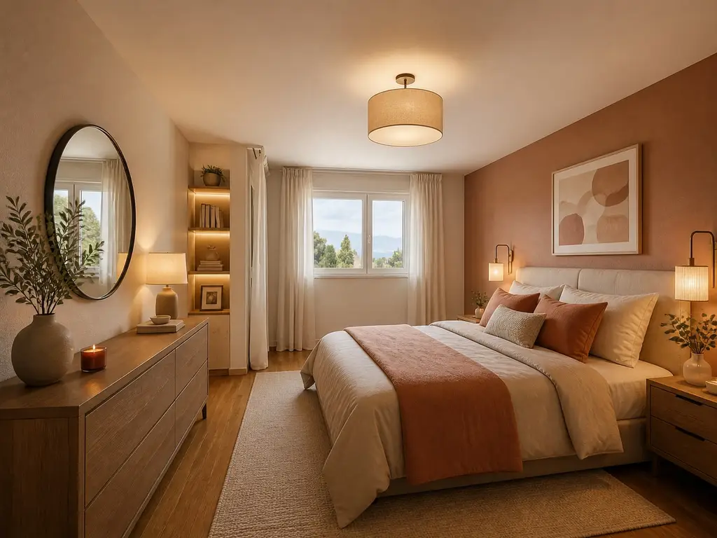 Lumière, espace et belle échappée sur le lac : un appartement rénové au dernier étage