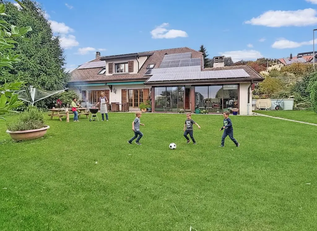 Maison d’exception – Autonome, rentable et rénovée avec raffinement à 20 min d&rsquo;Epalinges