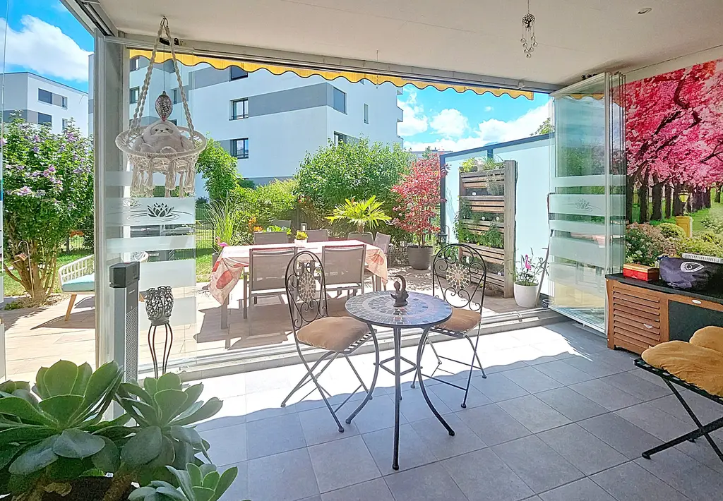 Appartement 3 pièces ½  à Bulle – Espace  jardin plein de charme