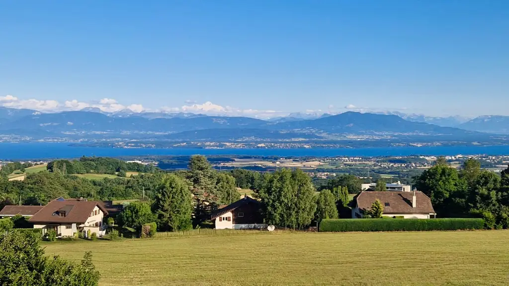 Coup de coeur Maison  terrasse avec vue panoramique sur le Mont Blanc et le lac