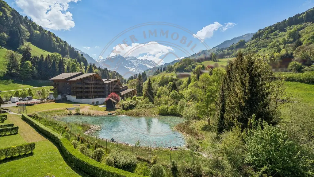 Charmant appartement avec vue panoramique à Val-d’Illiez