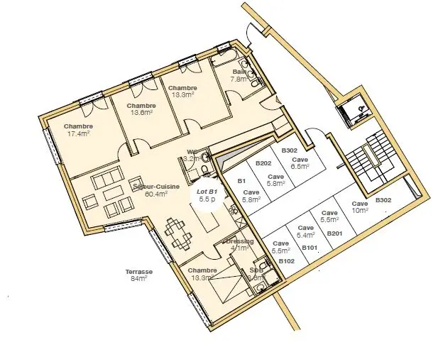 Prestigieux 5.5 pièces avec immense terrasse au rez – Vue panoramique sur le lac