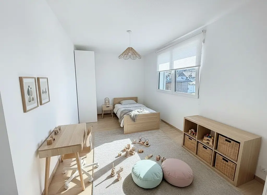 Attique lumineux avec grande terrasse et vue sur le lac – Cheyres