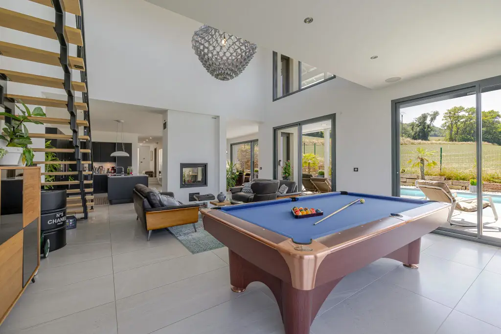 A VENDRE VILLA CONTEMPORAINE EXCEPTIONNELLE AVEC VUE PANORAMIQUE SUR GENÈVE