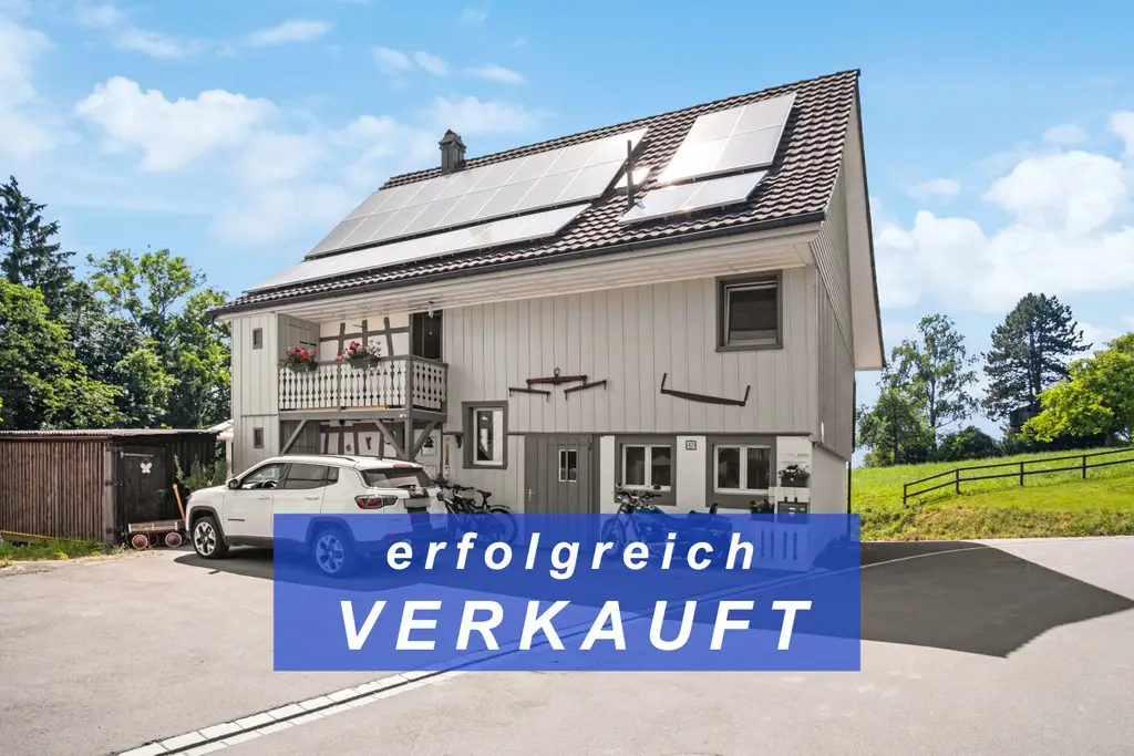 ***VERKAUFT*** Wohlfühloase für Erholung und Genuss auf dem Land im Naturschönen Kanton Thurgau