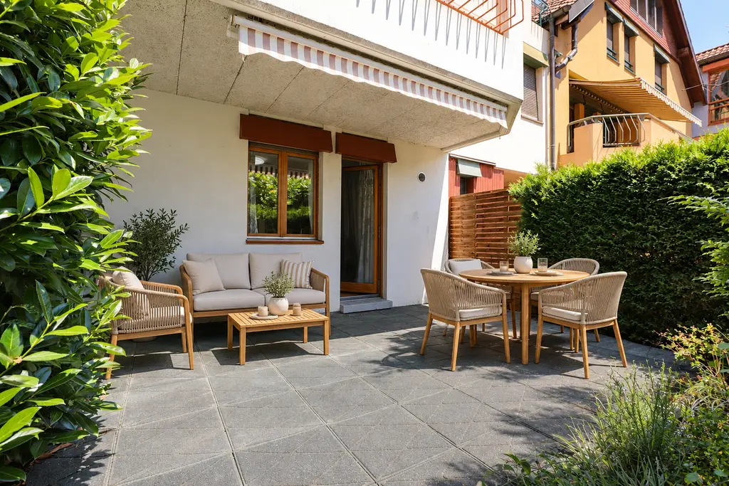 Appartement de 3.5 pièces : Un esprit de village aux portes du centre ville