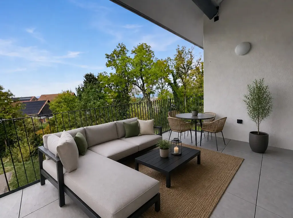 Duplex en attique avec espace bien-être privatif