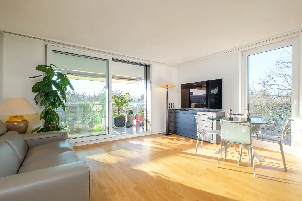 Onex, superbe appartement avec balcon de 29 m² et vue sur le Jura!