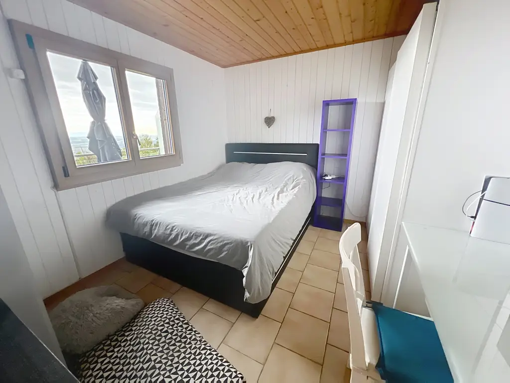 Maison individuelle avec vue panoramique sur le lac de Neuchâtel et Yverdon