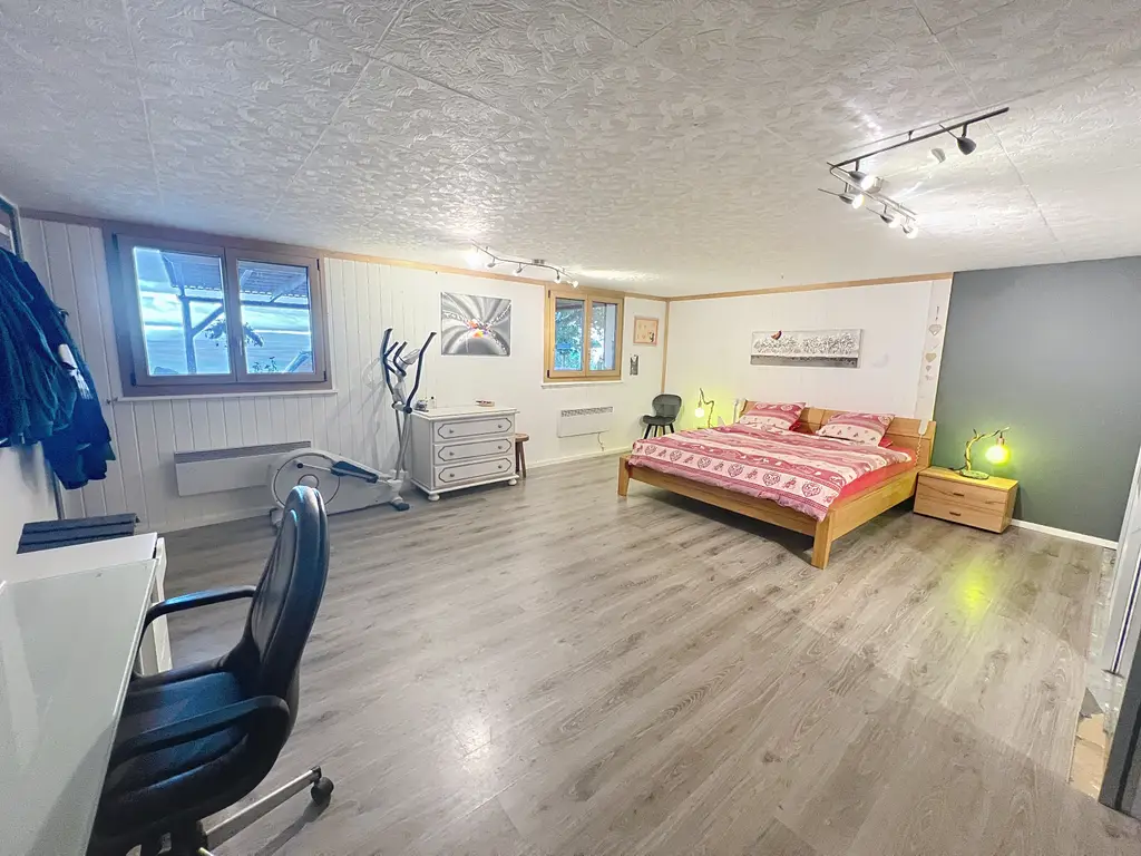 Maison individuelle avec vue panoramique sur le lac de Neuchâtel et Yverdon