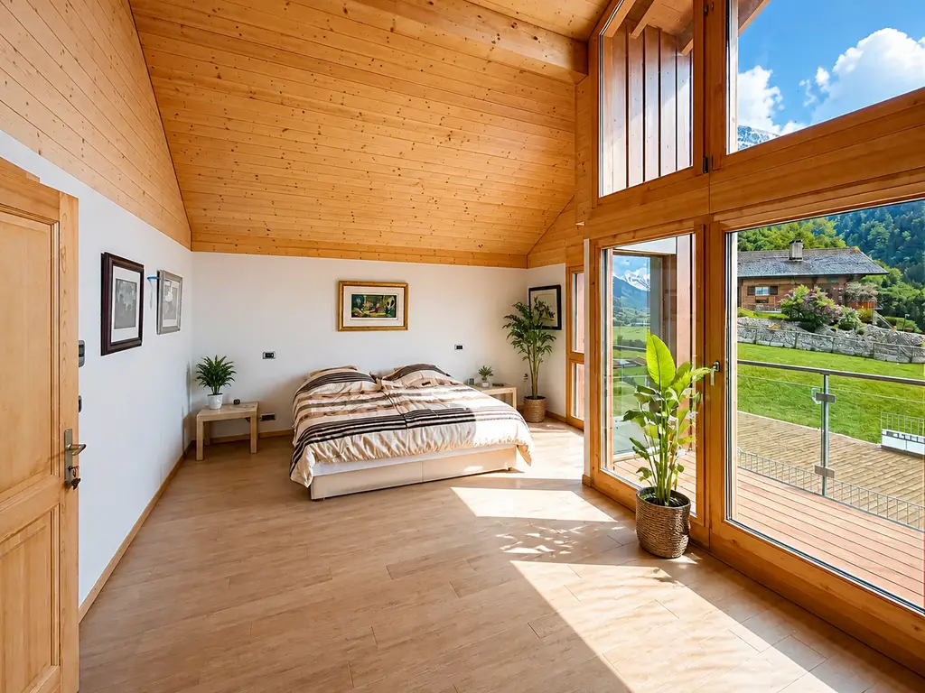 PROPRIÉTÉ D’EXCEPTION AVEC ESPACE WELLNESS PRIVATIF ET VUE PANORAMIQUE SUR LES PRÉALPES