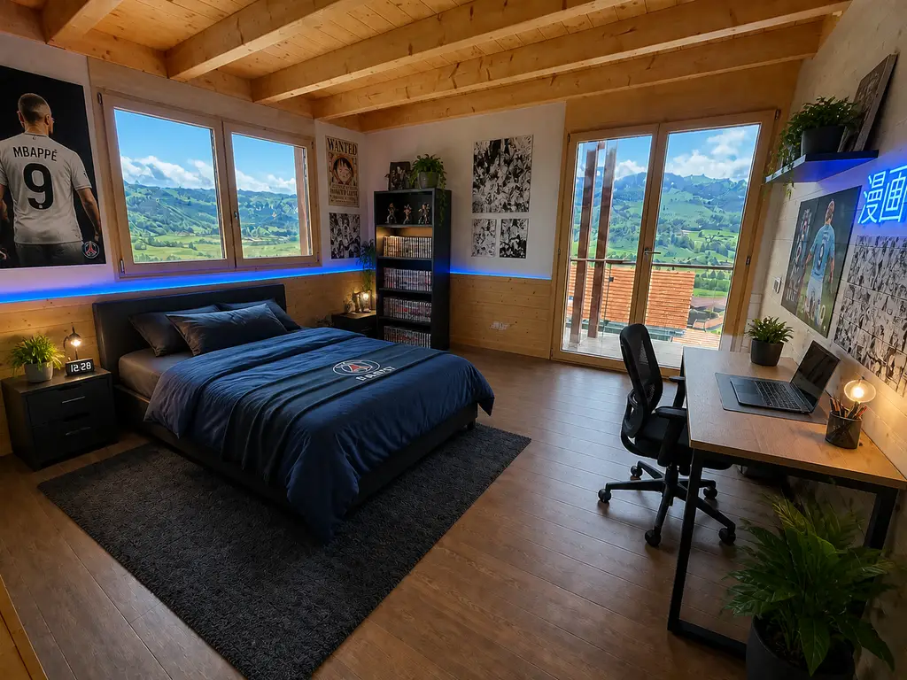 PROPRIÉTÉ D’EXCEPTION AVEC ESPACE WELLNESS PRIVATIF ET VUE PANORAMIQUE SUR LES PRÉALPES