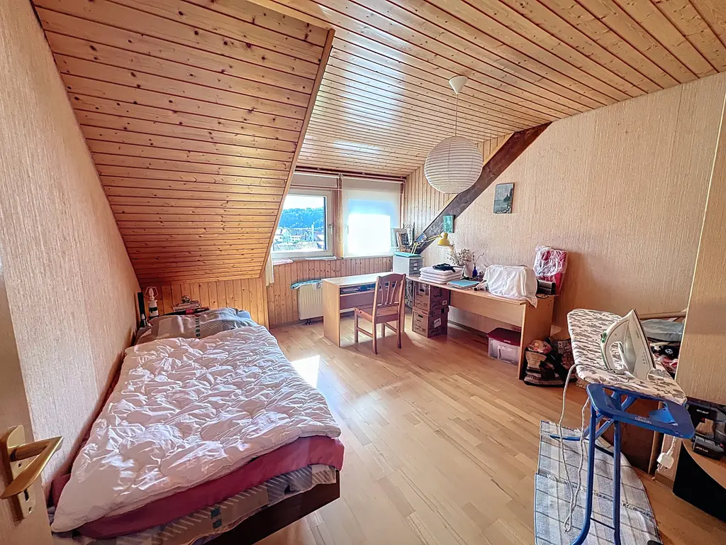 Villa familiale  avec 2 appart de 4.5 et 3.5 – 2 studios, un local atelier et grande parcelle