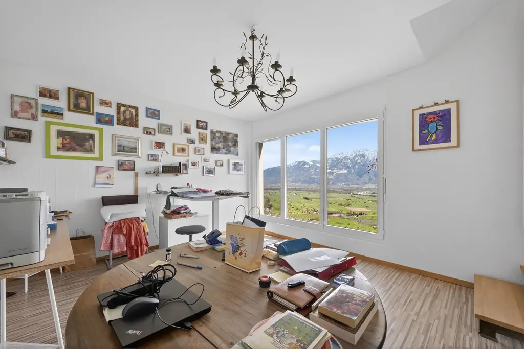 Unscheinbares elegantes Einfamilienhaus mit Panoramablick in Gams