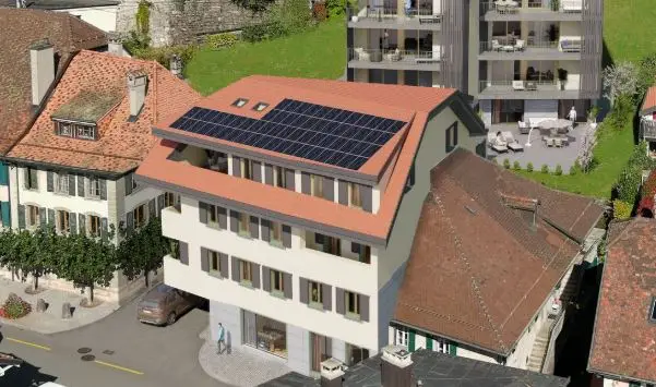 3.5 pièces neuf avec vue lac. Standing, lumière et cadre UNESCO