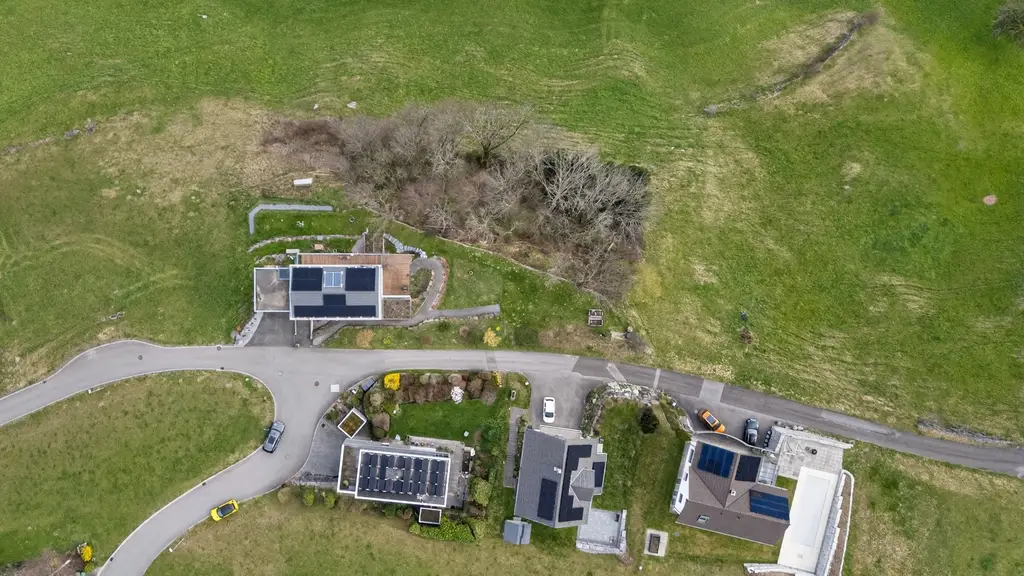 Unscheinbares elegantes Einfamilienhaus mit Panoramablick in Gams