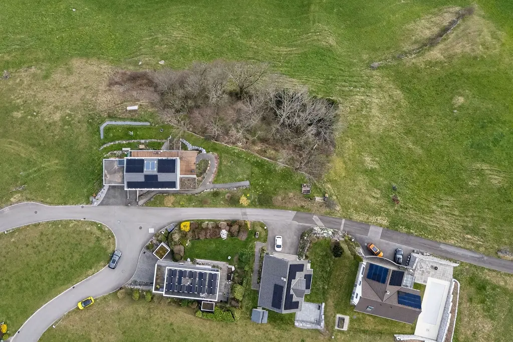 Unscheinbares elegantes Einfamilienhaus mit Panoramablick in Gams