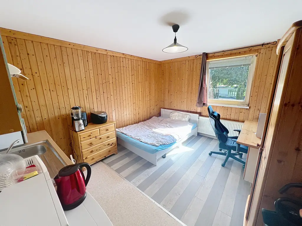 Villa familiale  avec 2 appart de 4.5 et 3.5 – 2 studios, un local atelier et grande parcelle