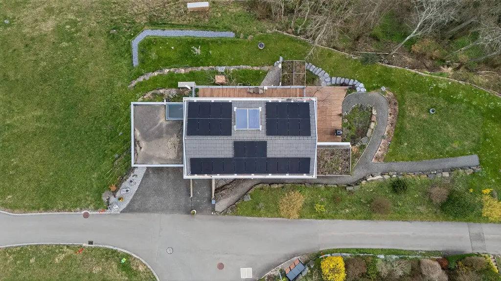Unscheinbares elegantes Einfamilienhaus mit Panoramablick in Gams