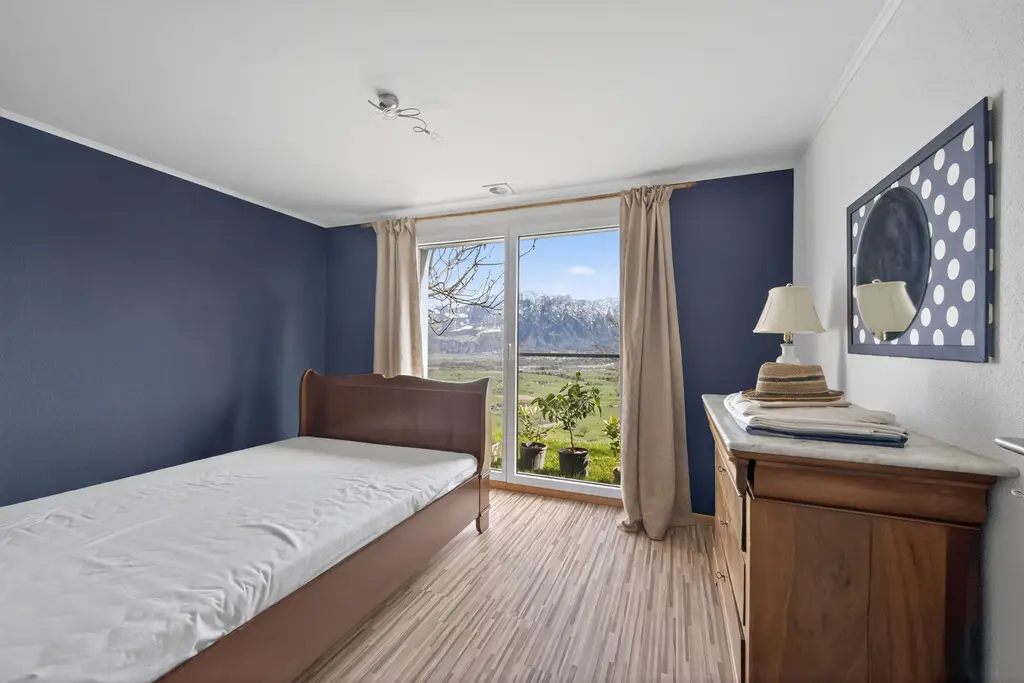 Unscheinbares elegantes Einfamilienhaus mit Panoramablick in Gams