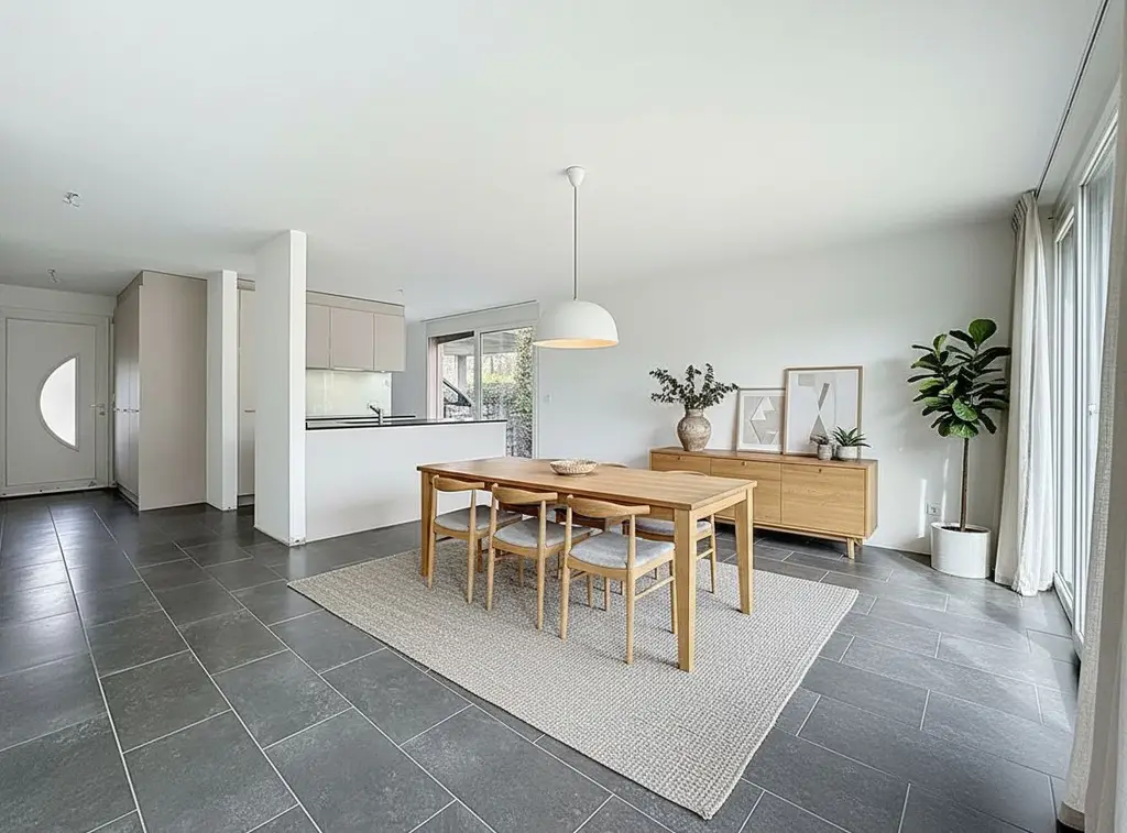 Appartement en rez-de-jardin avec grand jardin ensoleillé, un art de vivre rare