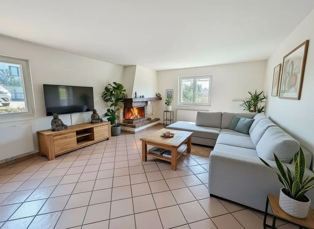 Maison individuelle de 6.5 pces avec apparemment de 3 pces, piscine et grand jardin – à 10 min de Lausanne