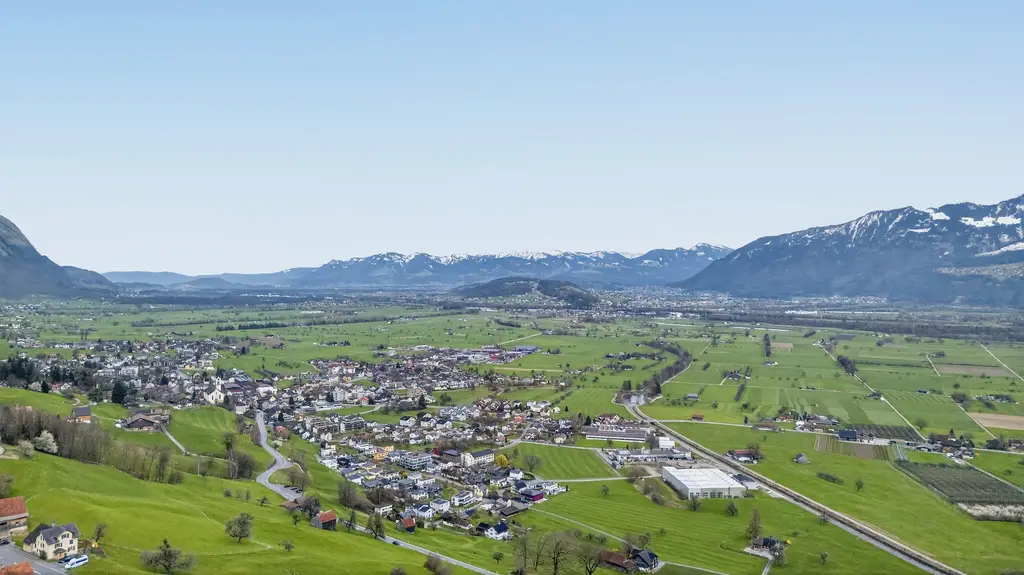 Unscheinbares elegantes Einfamilienhaus mit Panoramablick in Gams