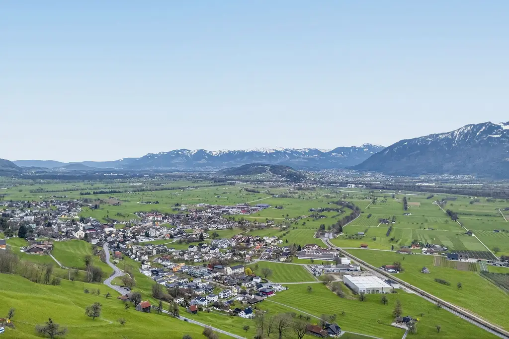 Unscheinbares elegantes Einfamilienhaus mit Panoramablick in Gams